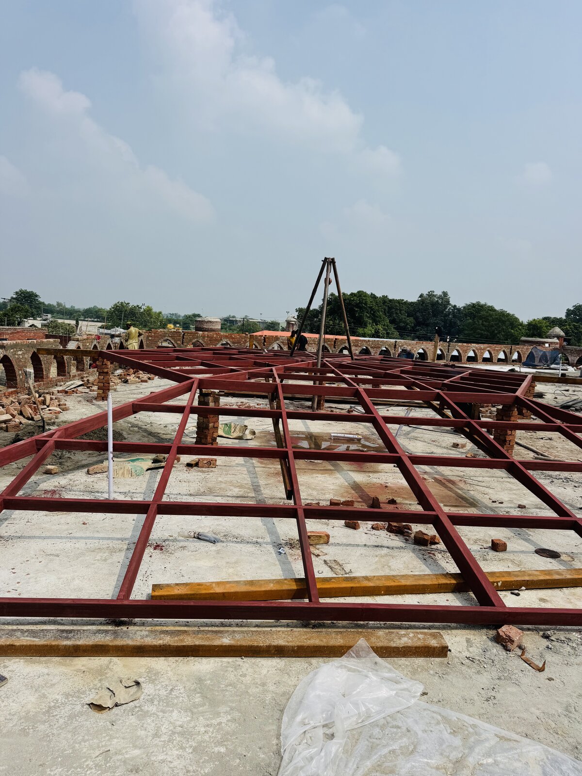 Decorative Roof Truss Grid
